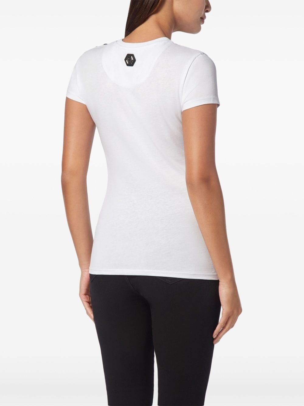 slogan-print cotton T-shirt - 4