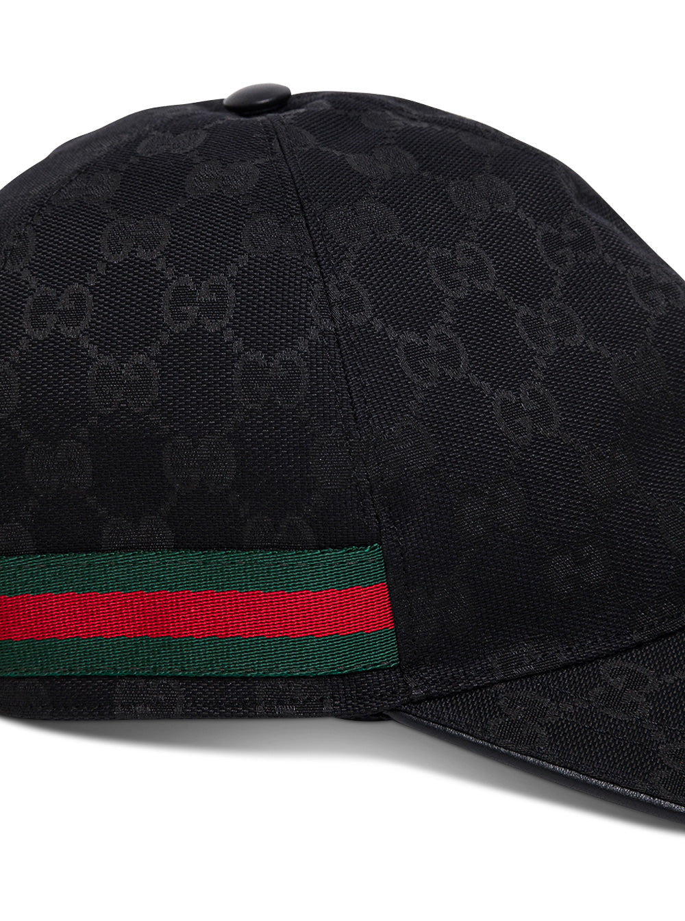 Gucci Men Cotton Blend Gg Hat With Web Ribbon - 3