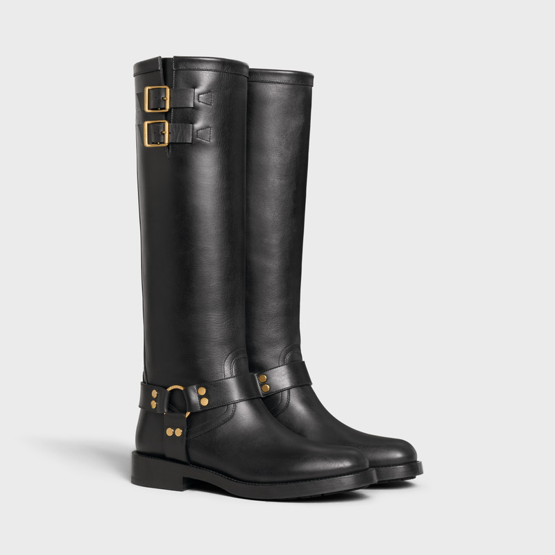CELINE HIGH BOOT CELINE BIKER in CALFSKIN - VEGETAL TANNING outlook