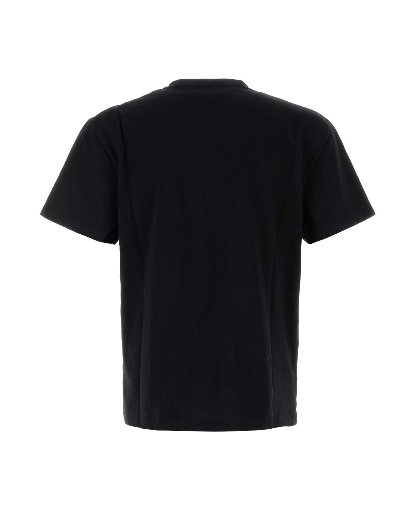 Black Cotton T-shirt - 2