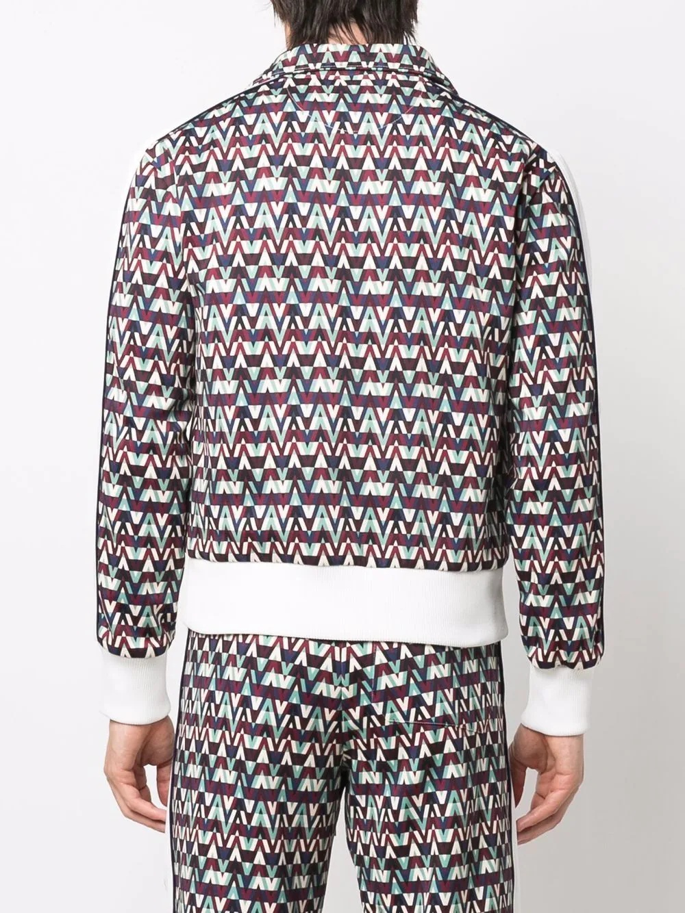 Optical Valentino-print track jacket - 4