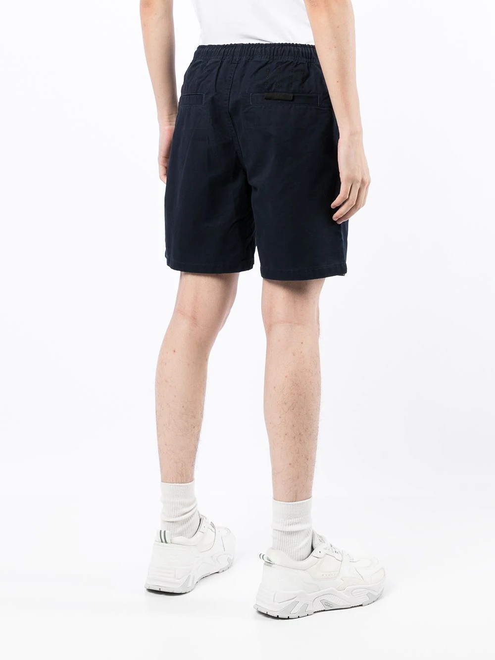 elasticated waistband track shorts - 4