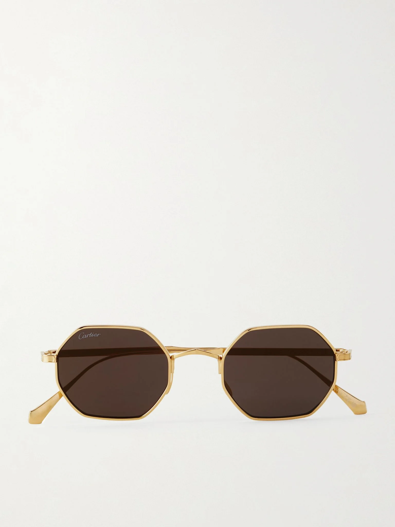 Octagon-frame gold-tone sunglasses Gold - 1