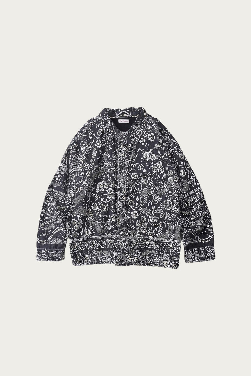 Gyan Bandana Trucker Jacket - Black 1