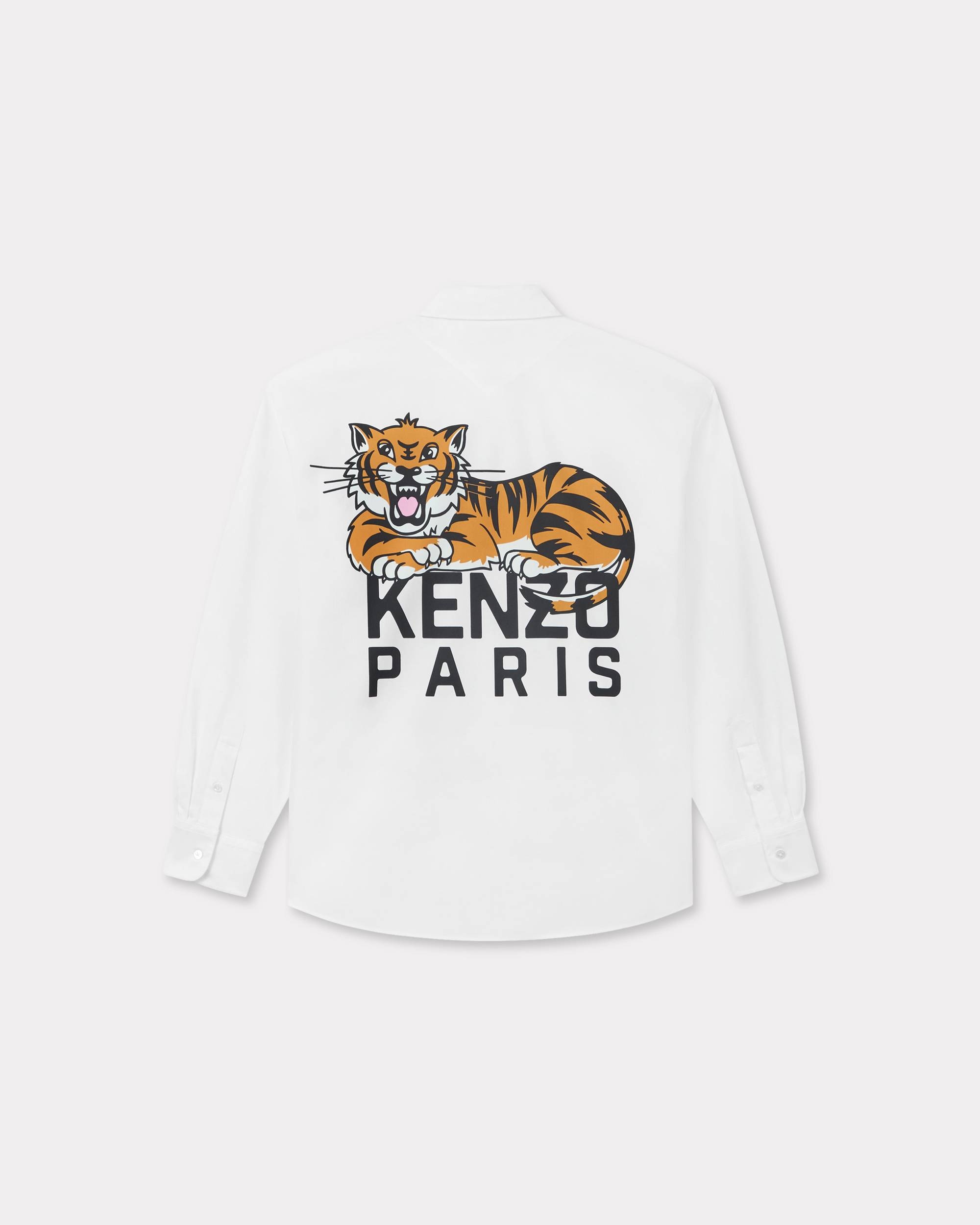 'KENZO Happy Tiger' casual shirt in poplin cotton - 2