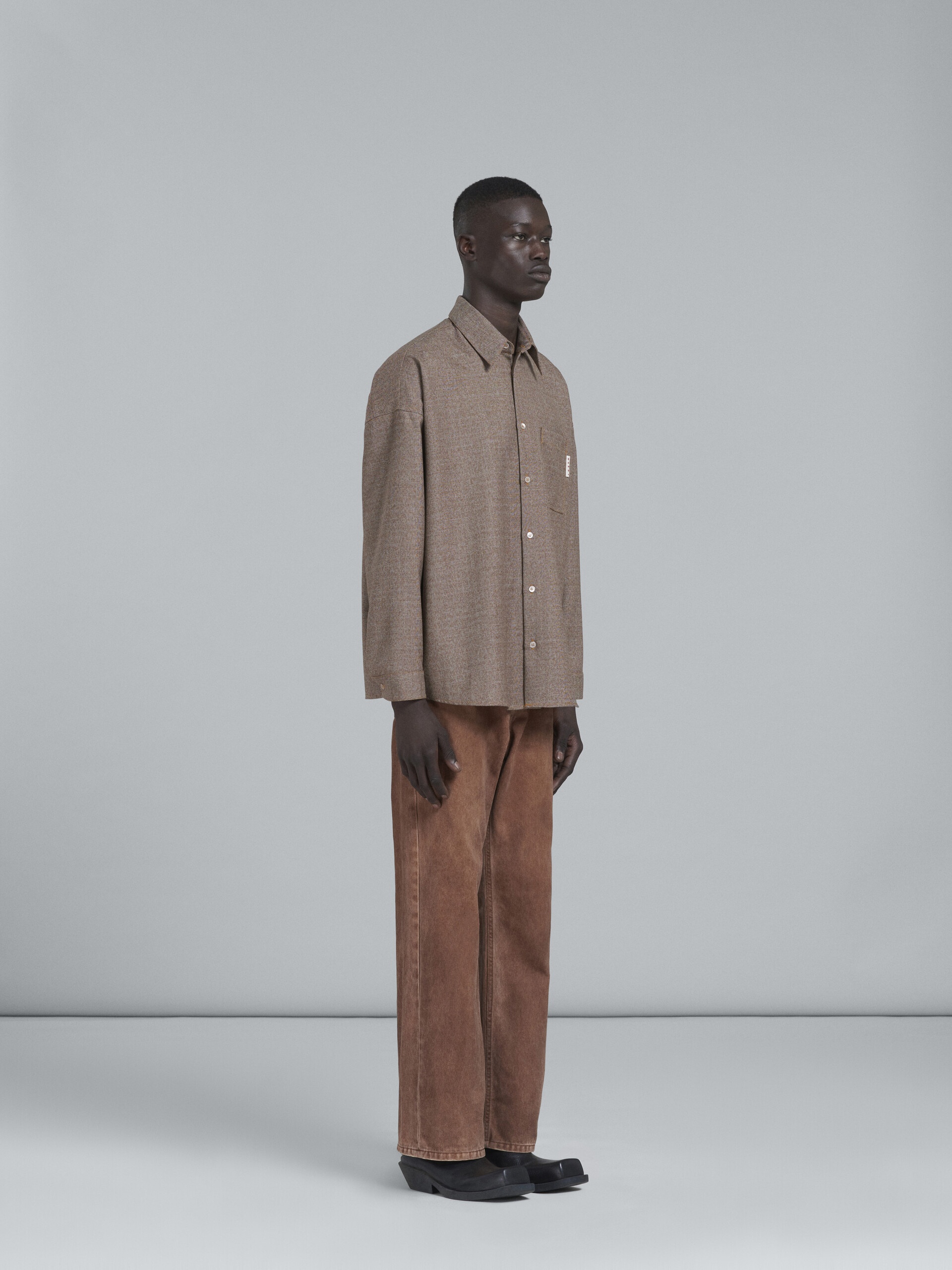 LIGHT BROWN SHIRT - 5