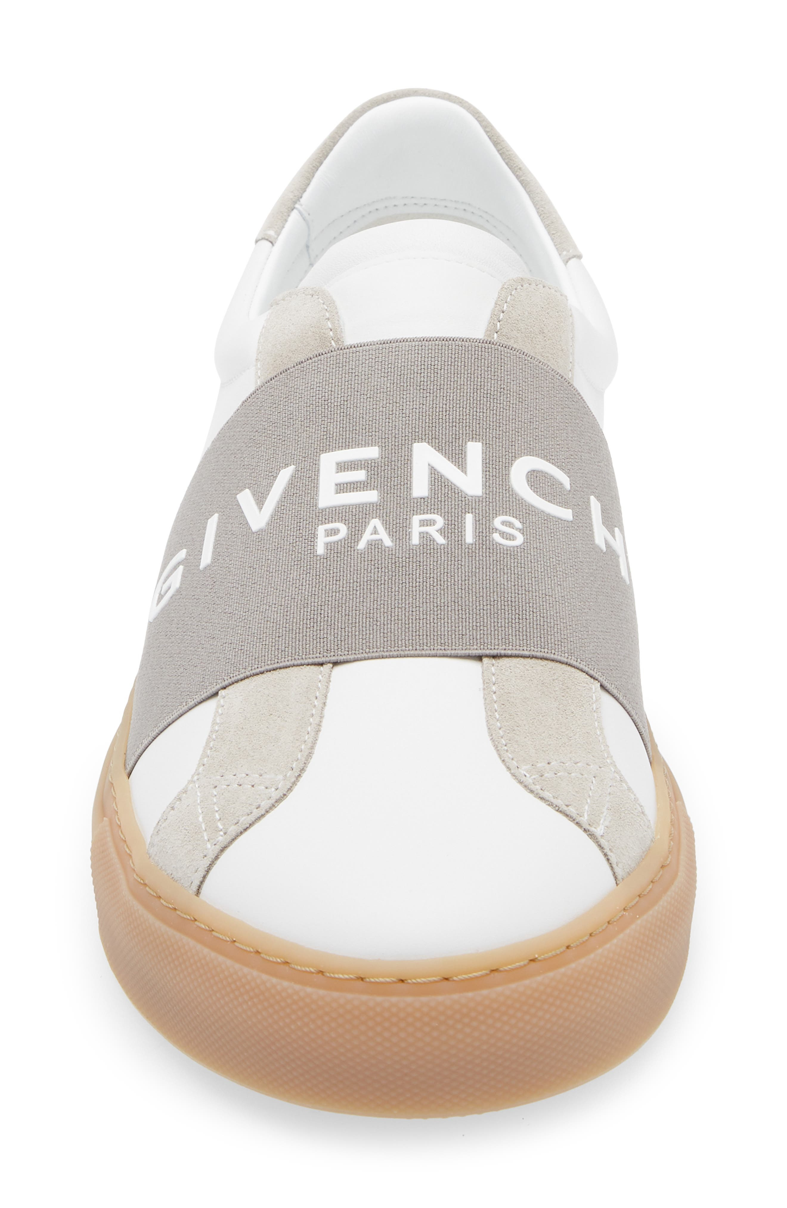 Givenchy Low Top Slip-On Sneaker in White/Grey at Nordstrom - 4