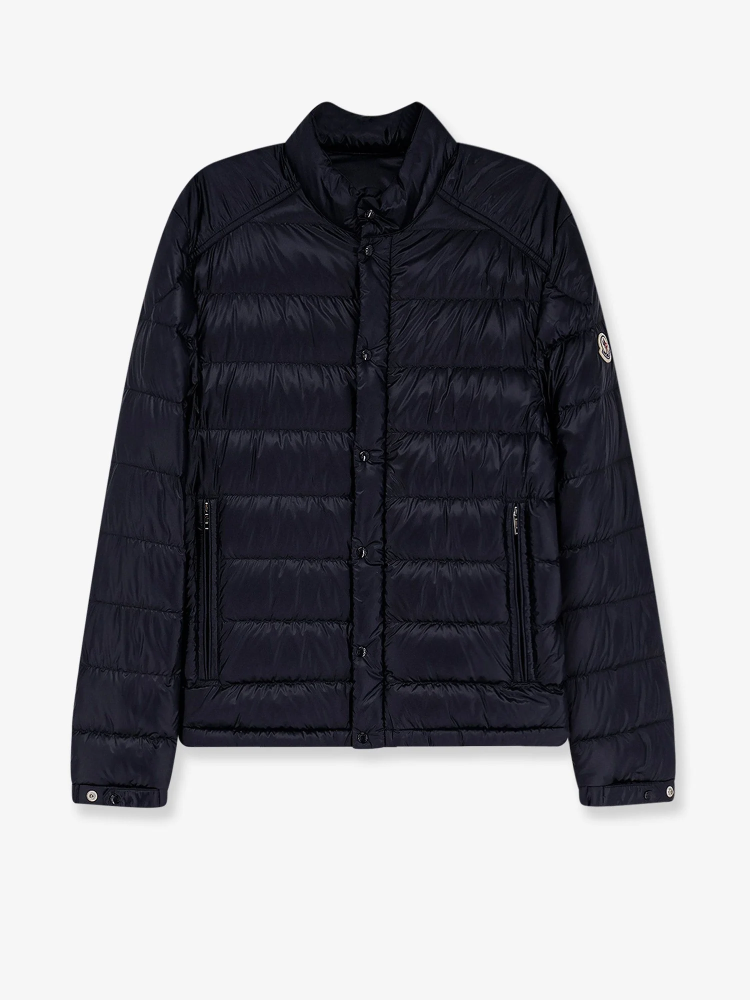 Moncler Men Selves Down Jacket With Iconic Patch - 1