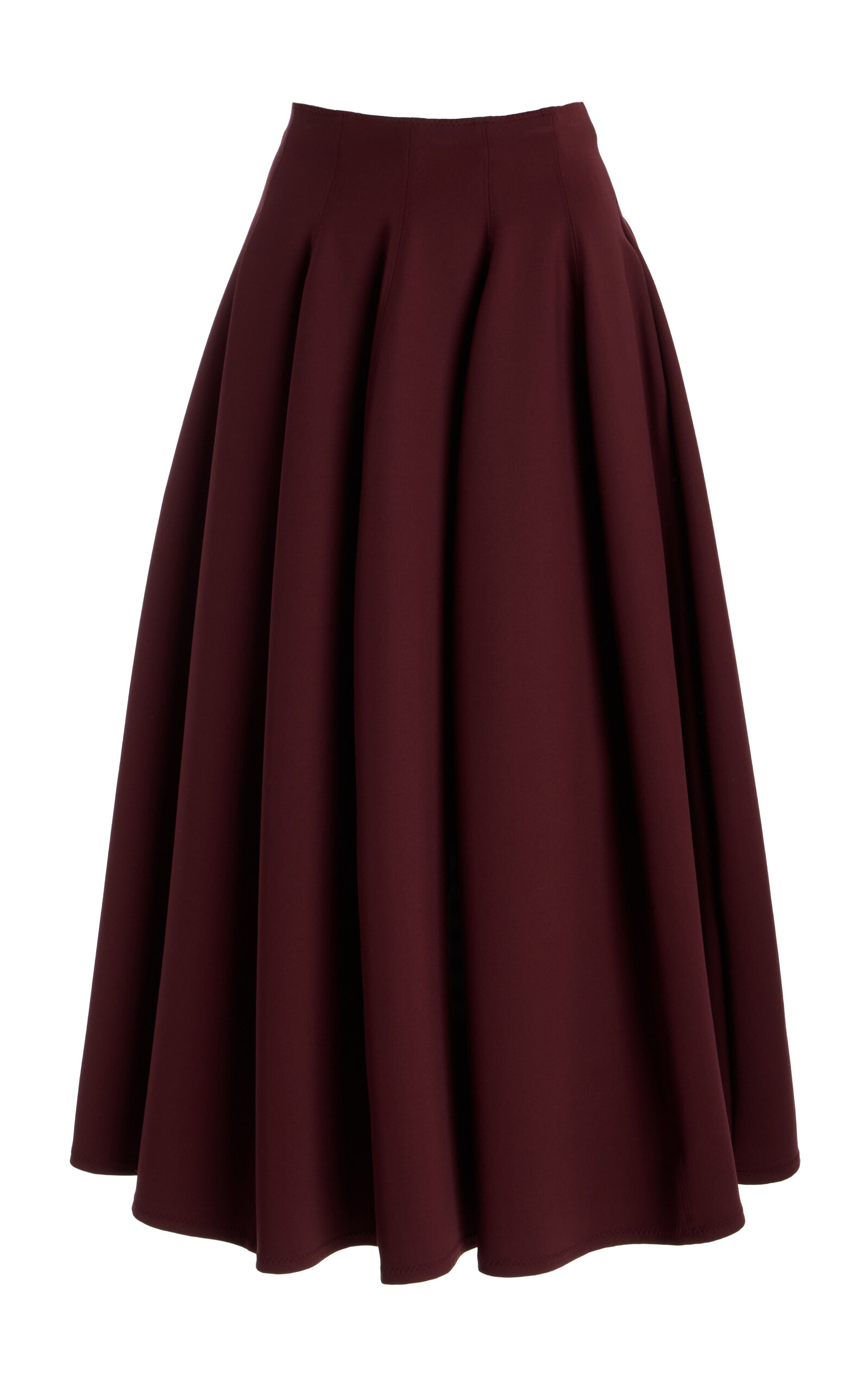 Rea High Waist Midi Skirt burgundy - 1