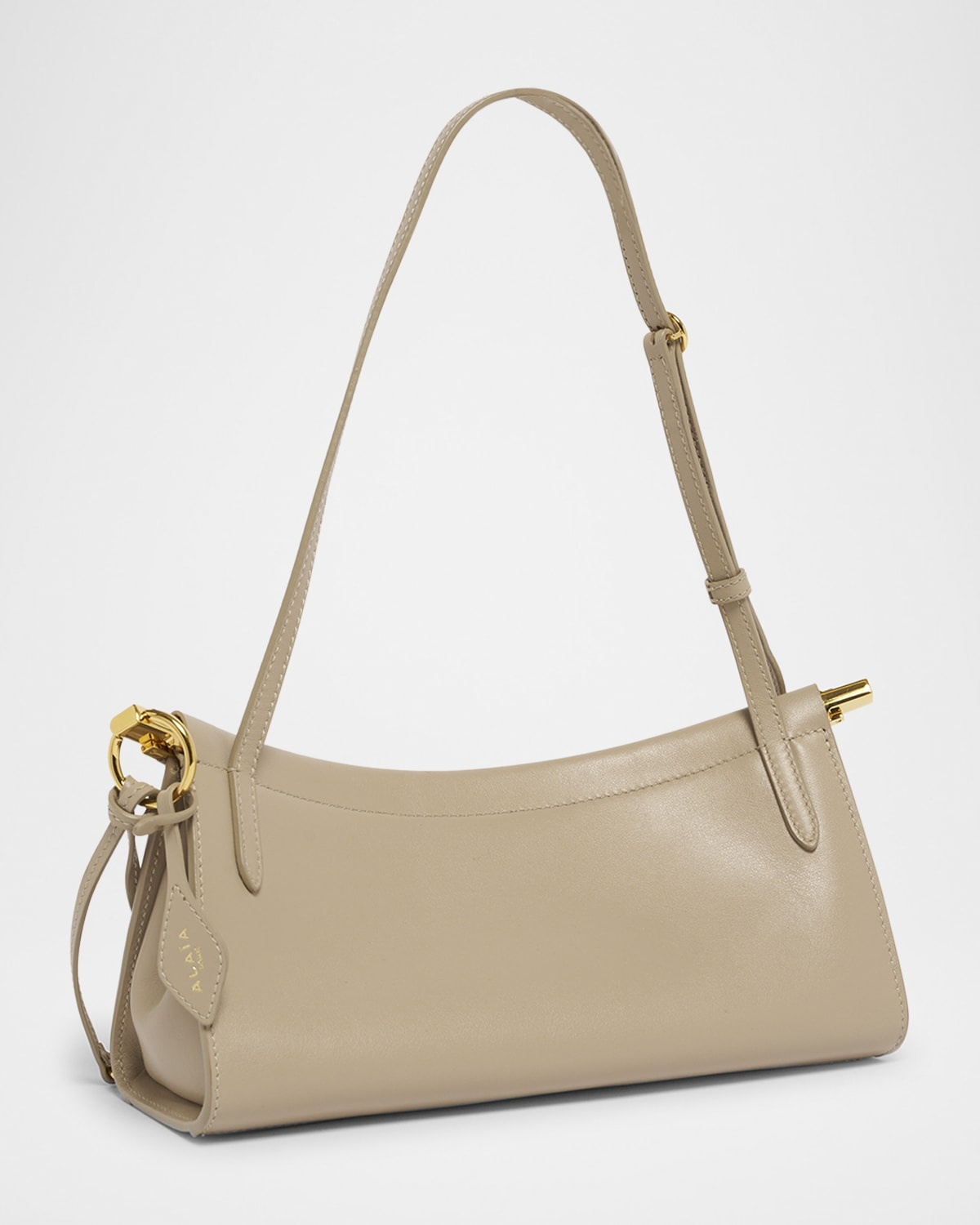 Le Click Small Shoulder Bag in Glossy Leather - 3