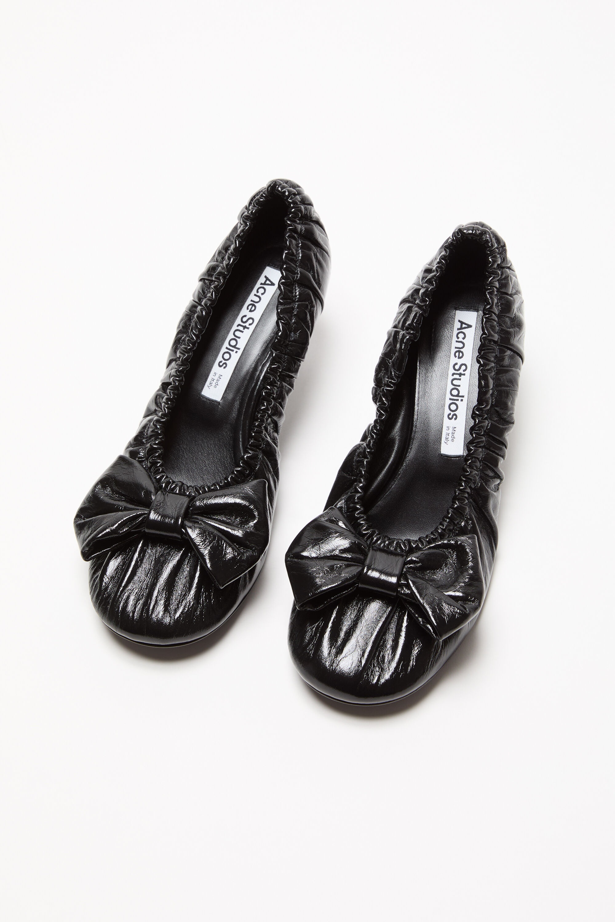 Leather heel shoes - Black - 3