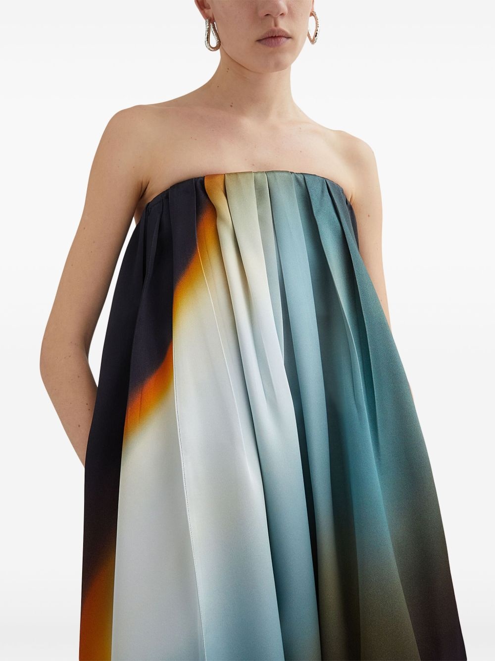 pleated midi dress - 4