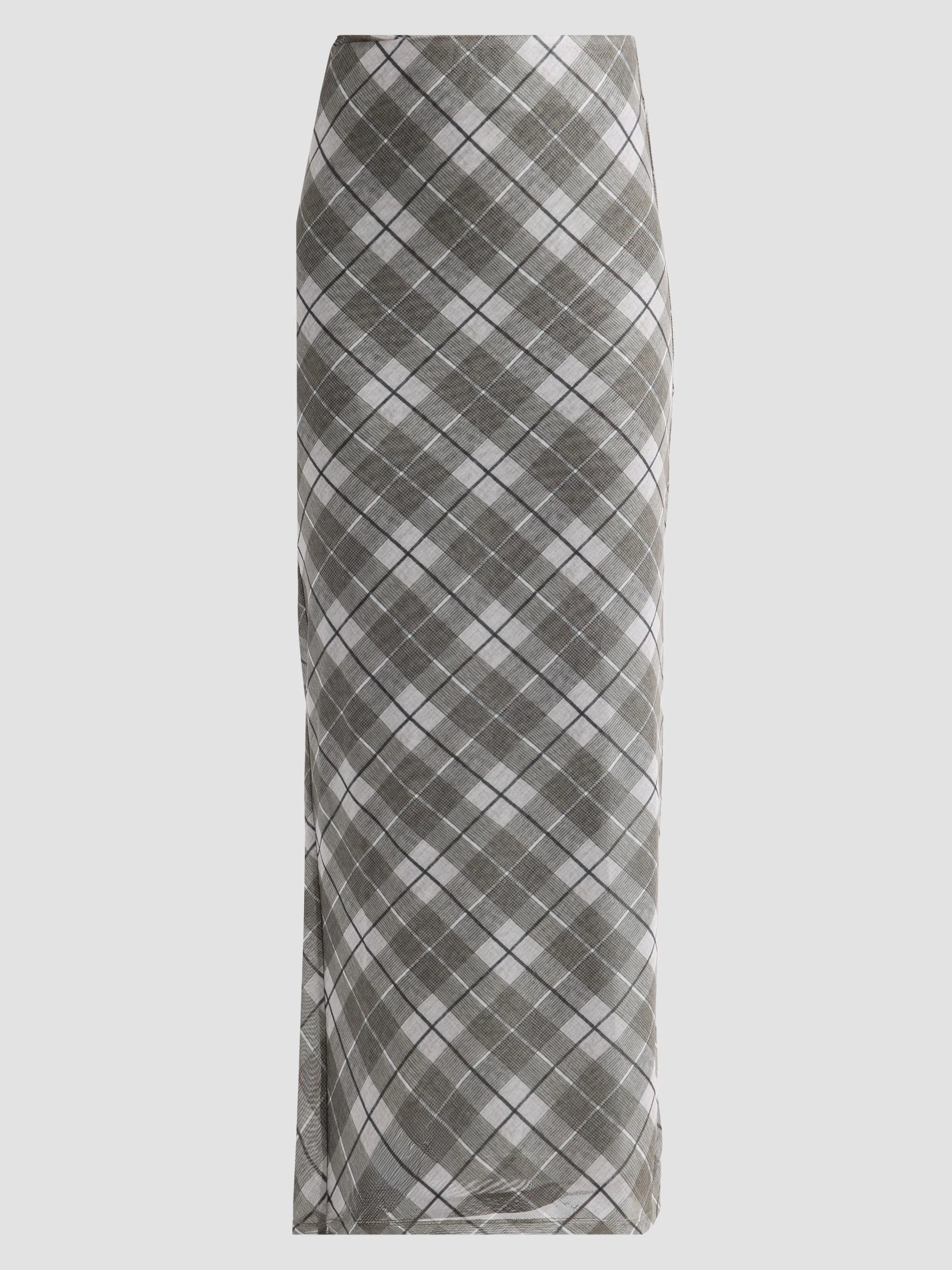 Women's Azana Plaid Maxi Skirt - Stevie Plaid - 1