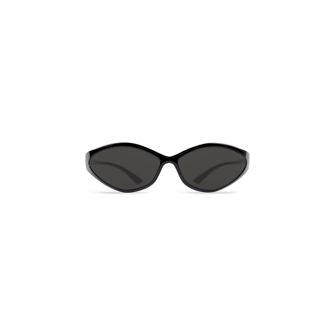 90s Oval Sunglasses  in Black - 1