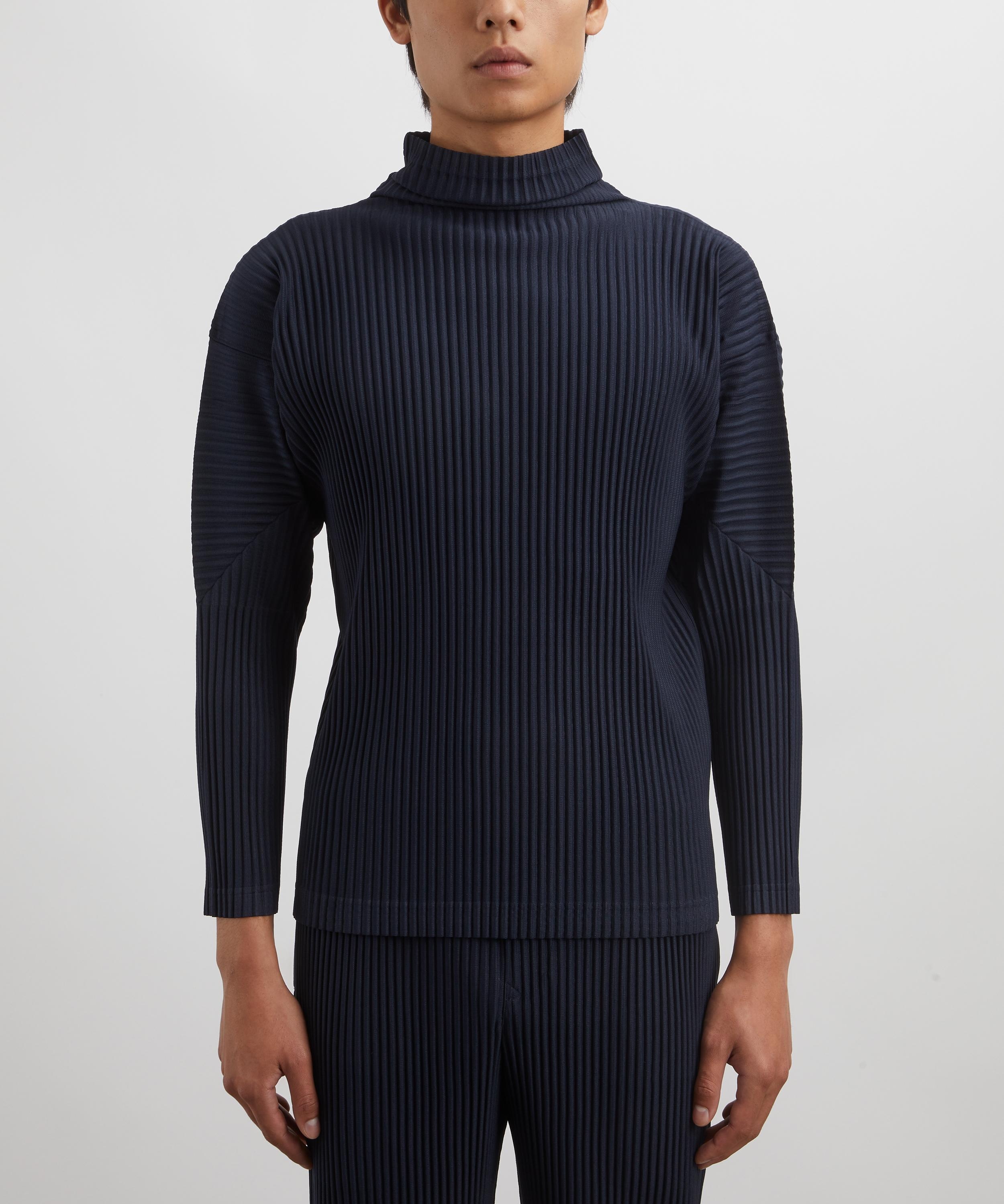 OCTOBER BASICS Pleated Long-Sleeve T-Shirt - 3