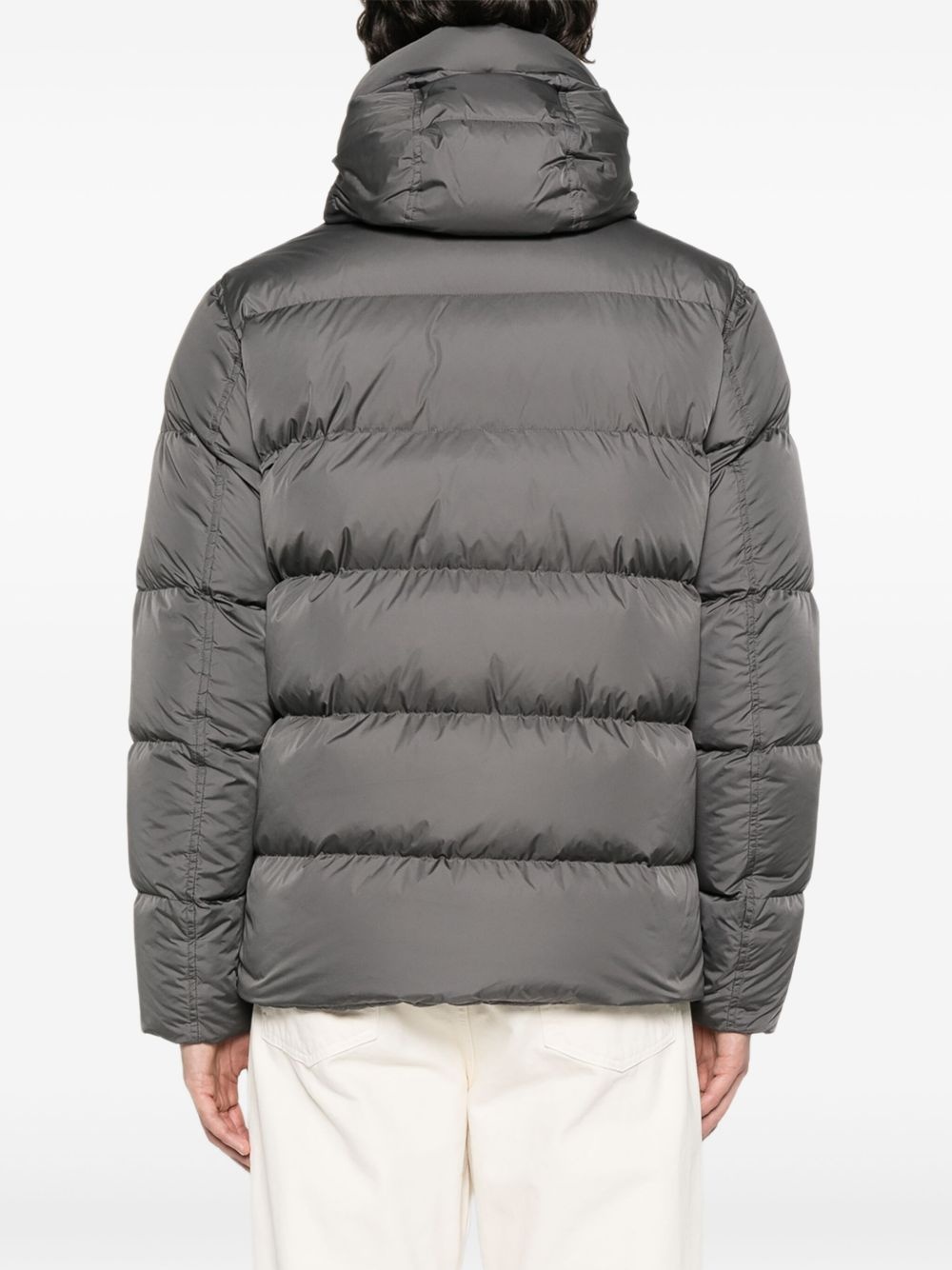 hooded quilted jacket - 4