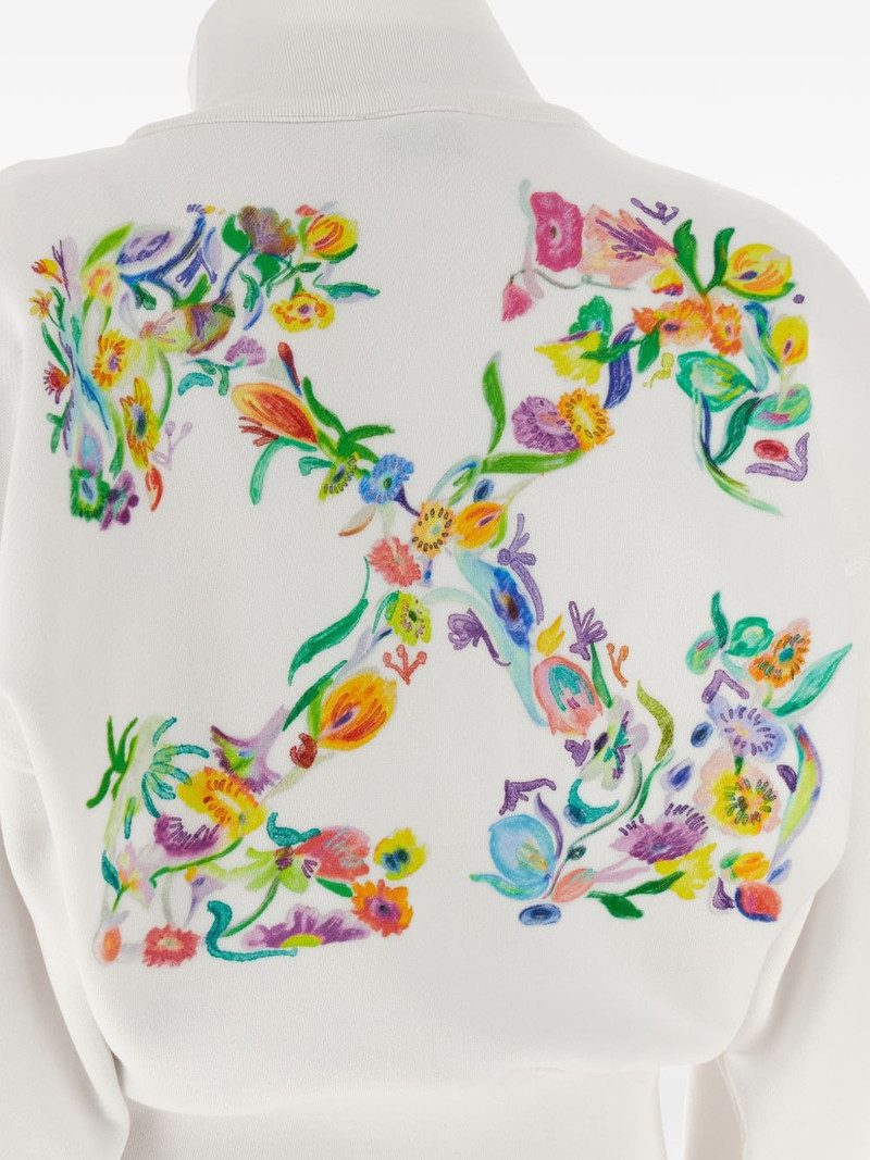 Off-White Arrow Glowing Flower sweatshirt outlook