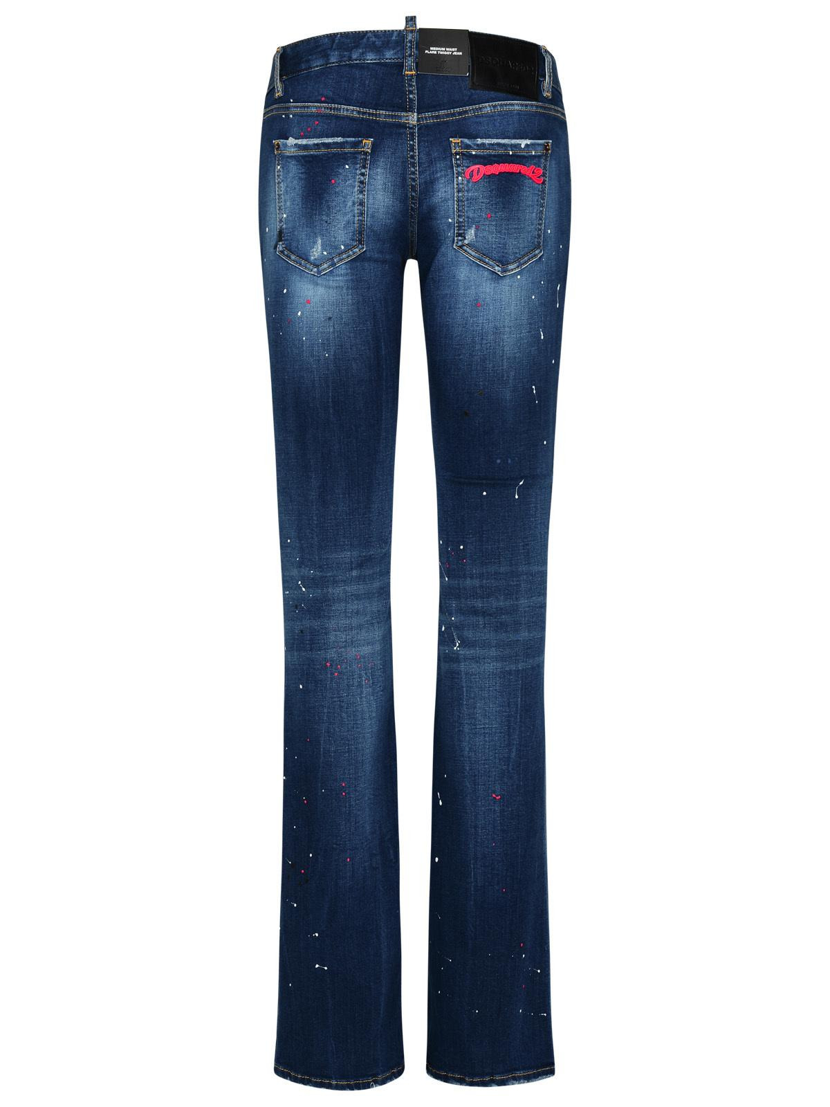 Dsquared2 Blue Cotton Jeans Women - 3