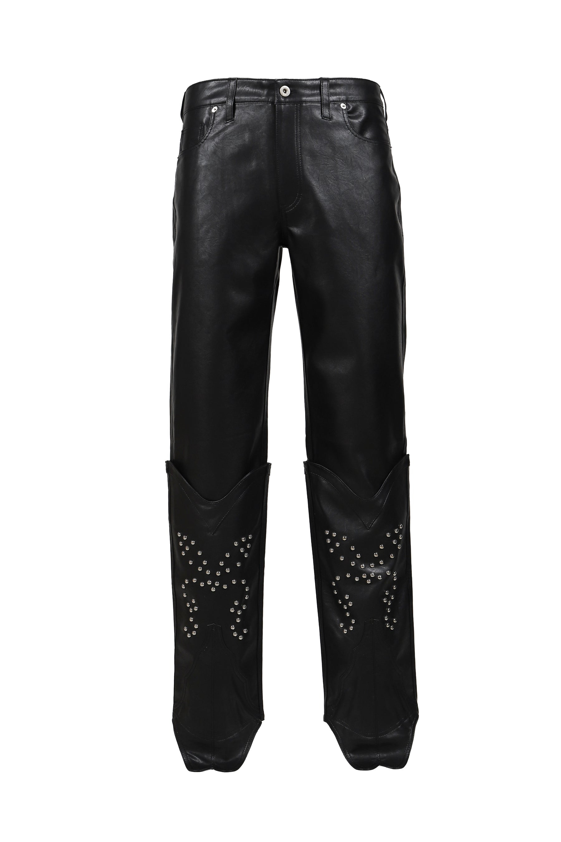 WESTERN BOOT TROUSERS / BLACK - 5