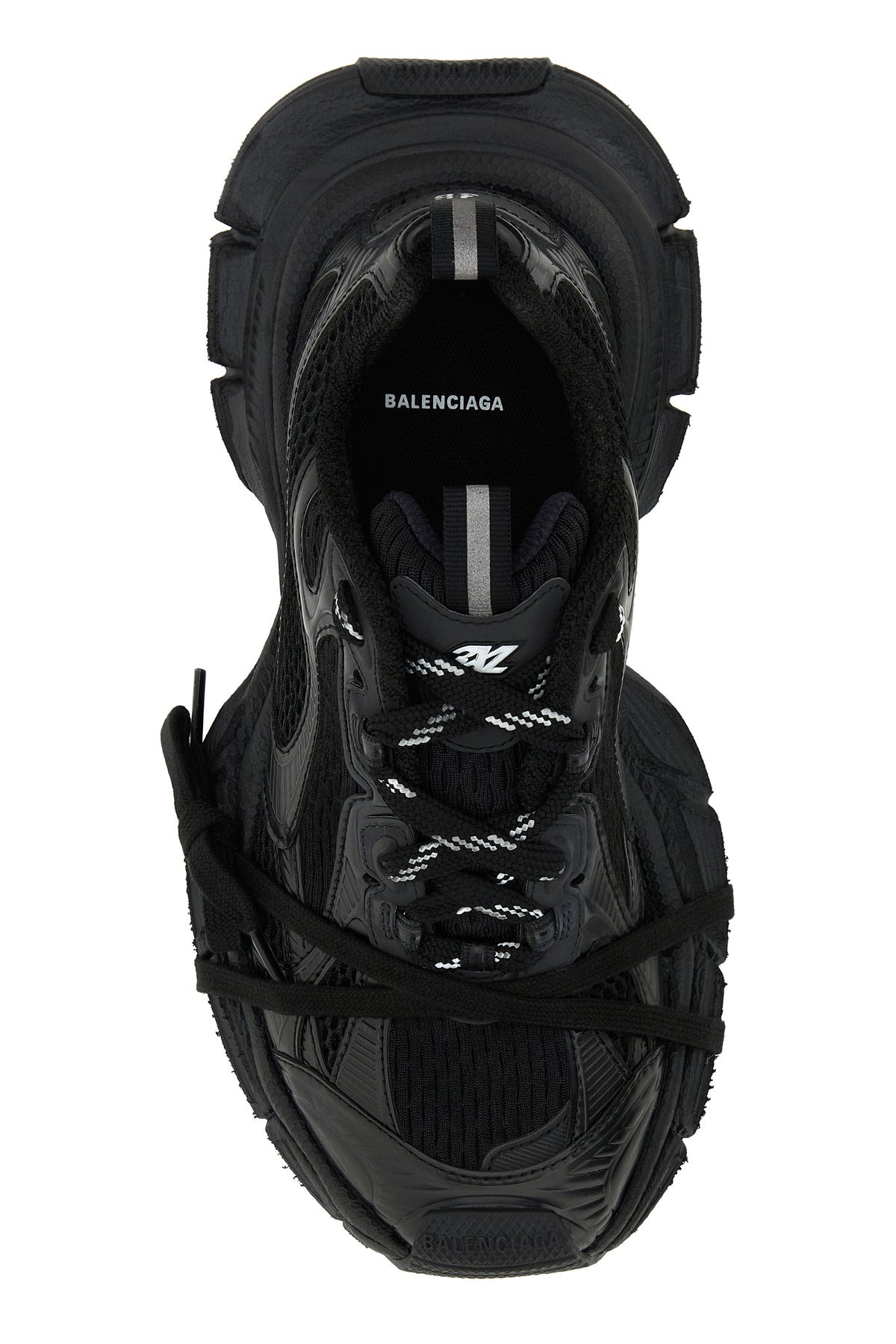 Black mesh and rubber 3XL sneakers - 4