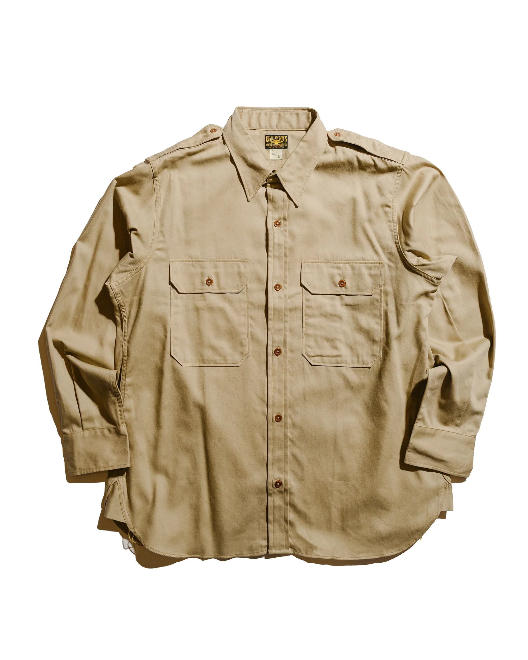 MS24001 Khaki Shirt L/S (Modify) Khaki - 1