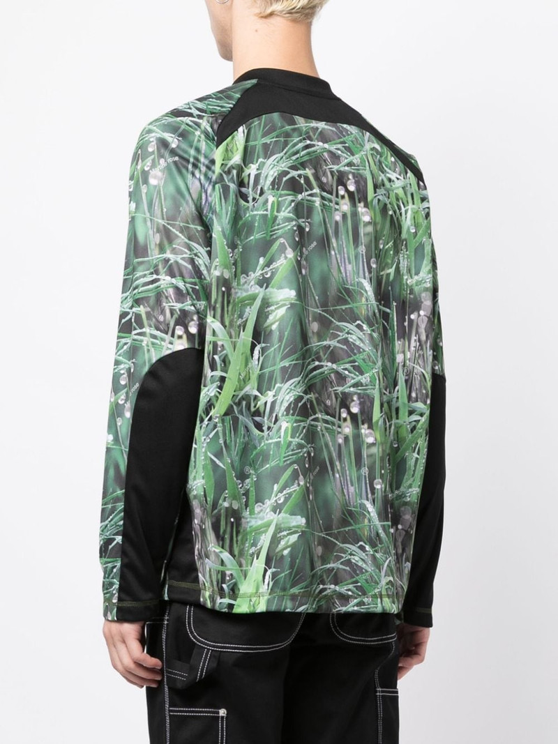 panelled long-sleeved top 4