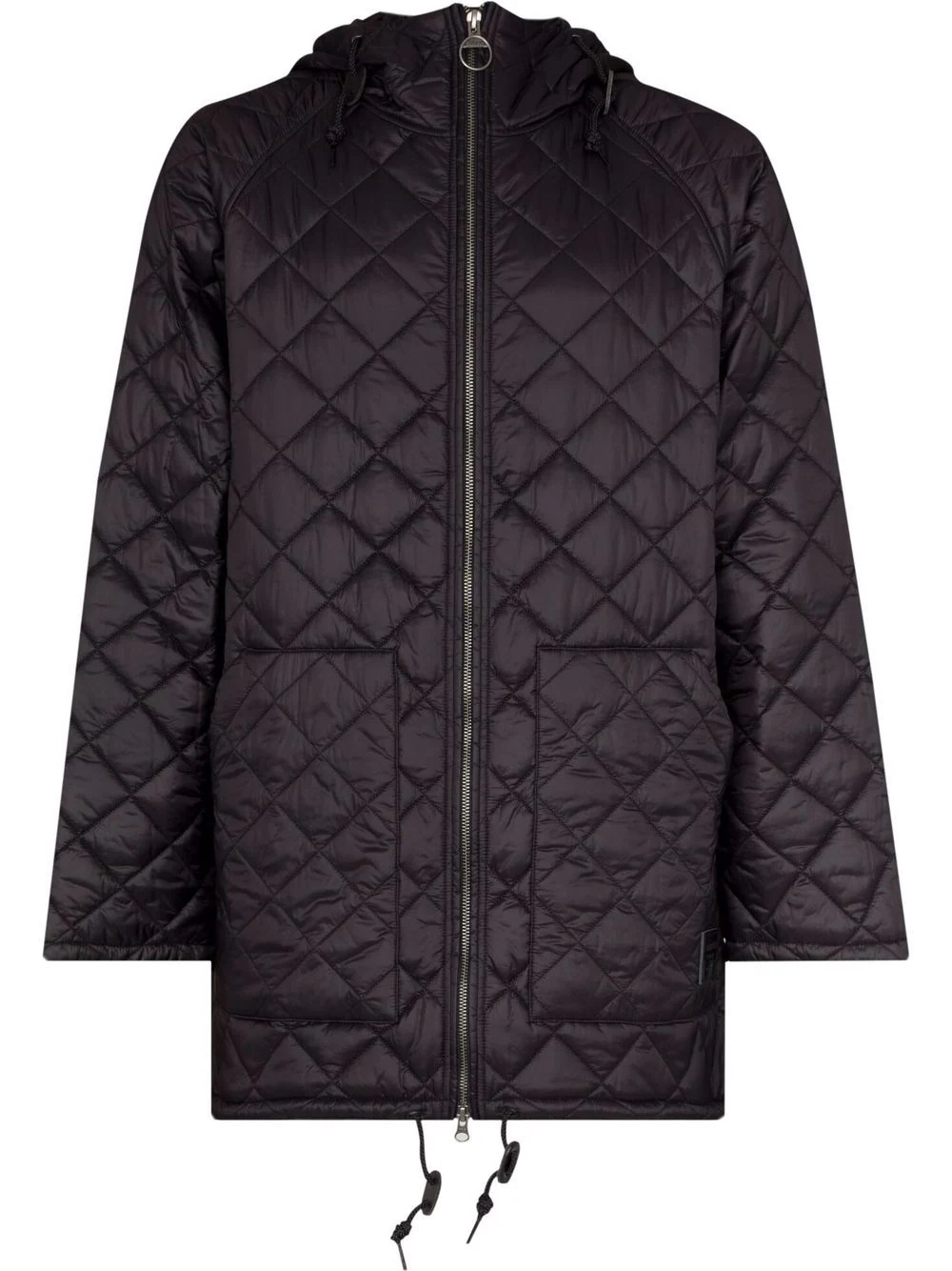 quilted hooded jacket - 1