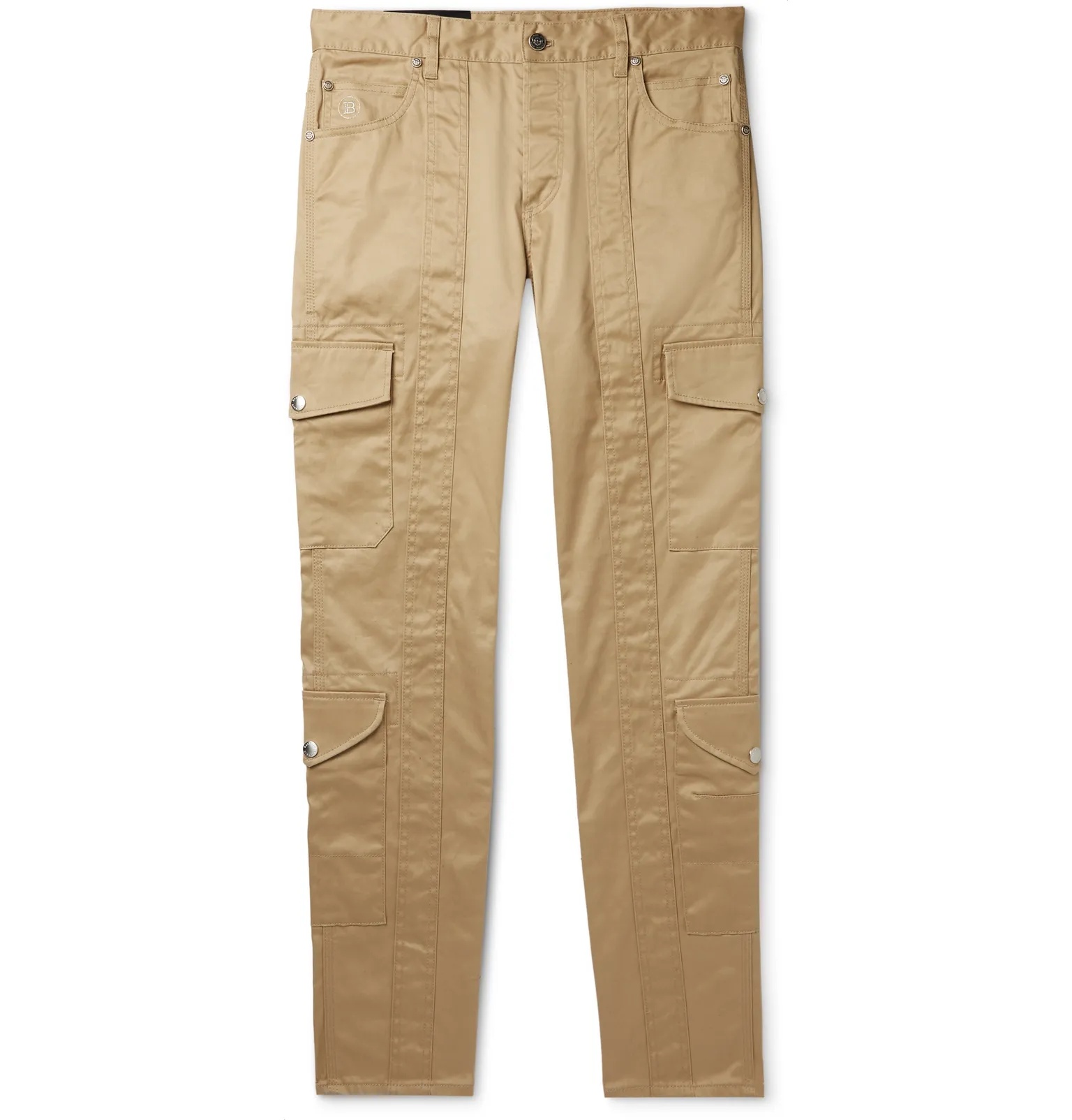 Slim-Fit Cotton-Blend Gabardine Cargo Trousers - 1