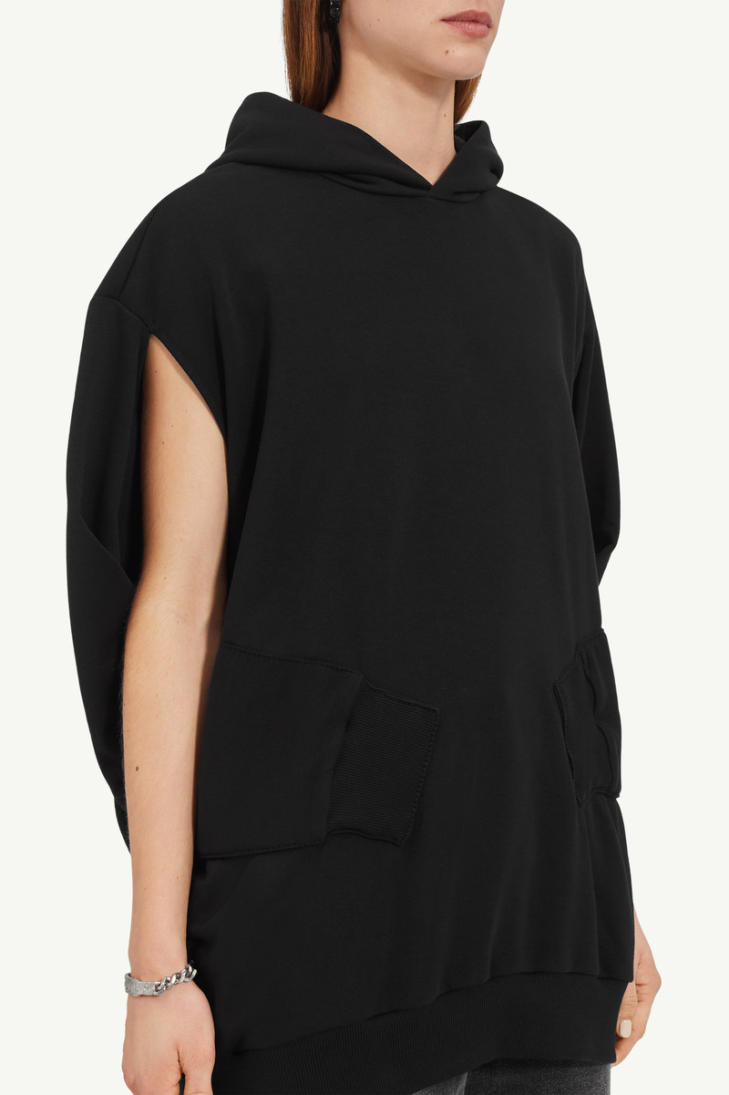 Unbrushed Jersey Hooded Sweatshirt 5