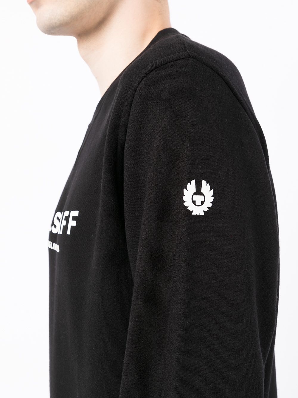 logo-print cotton sweatshirt - 5