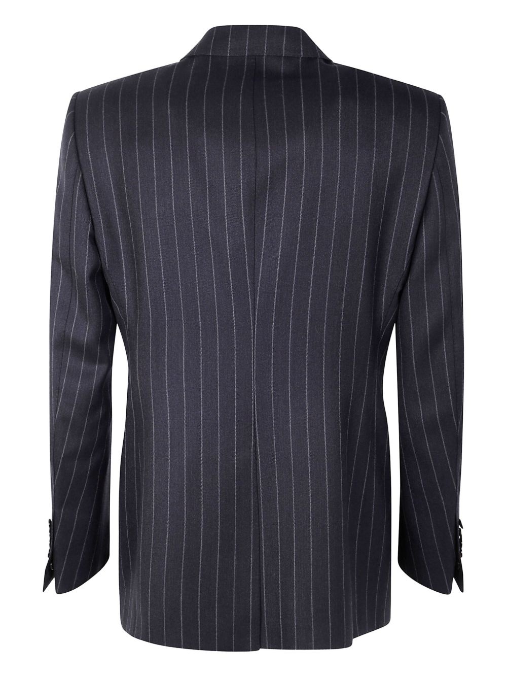 pinstripe-print wool suit - 2