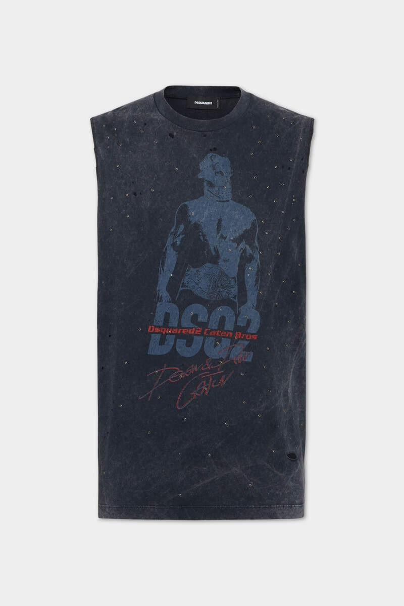 ROCK WASH CIGARETTE FIT T-SHIRT 1