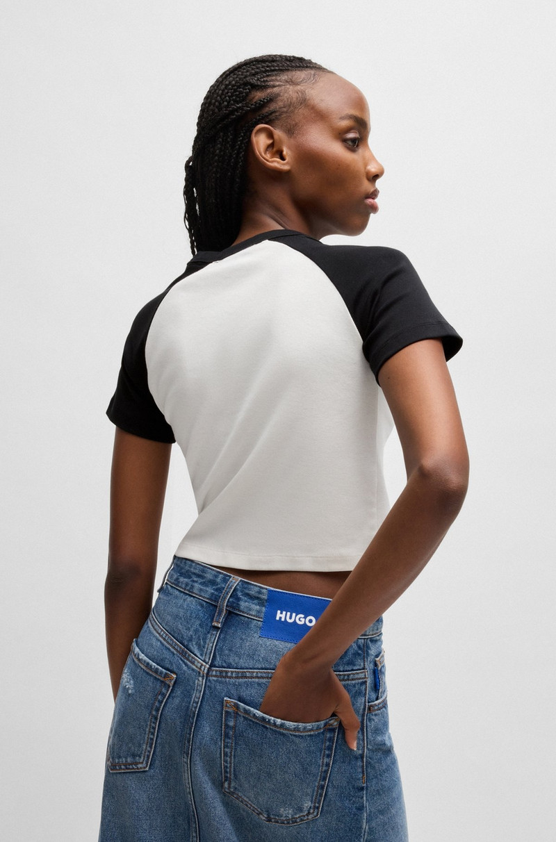 COTTON RINGER REGULAR-FIT T-SHIRT WITH SEASONAL ARTWORK 4