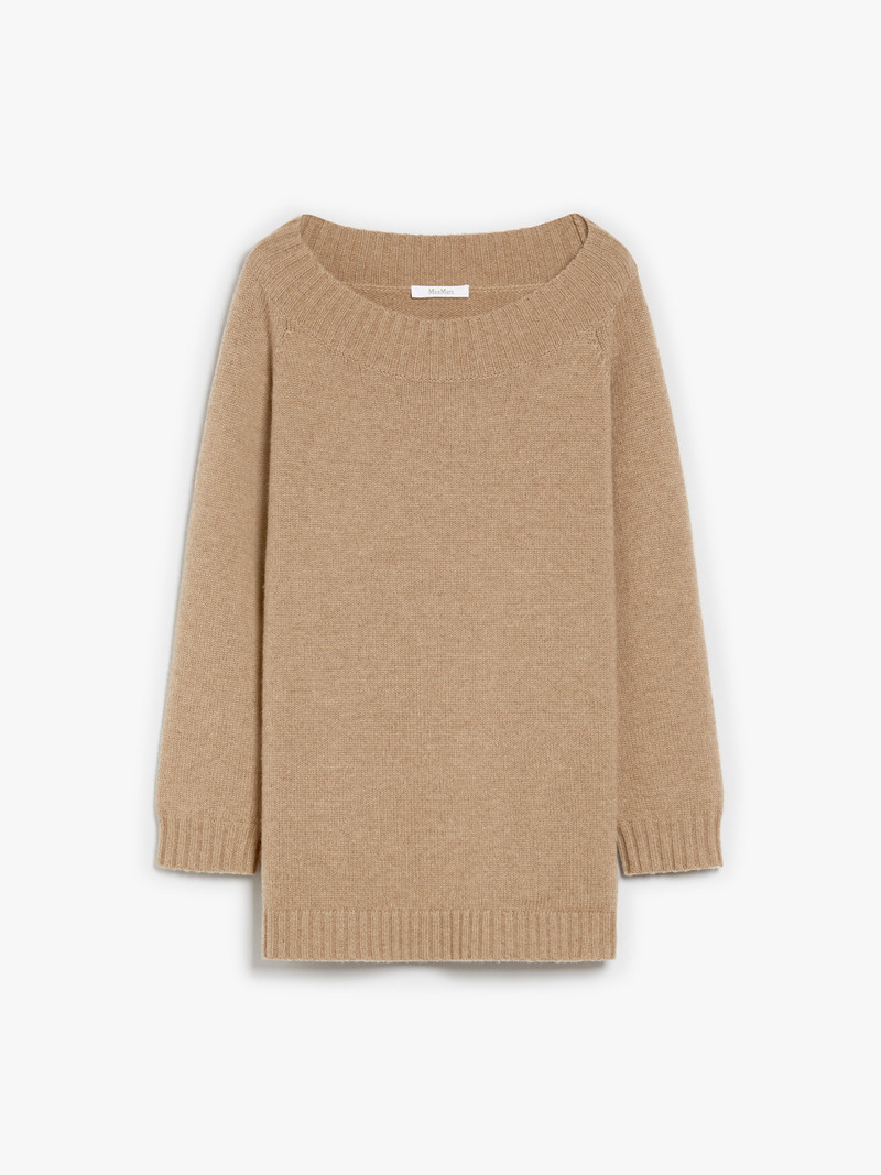 RADAMES Off-the-shoulder wool and cashmere jumper 1