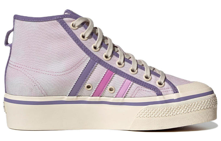 (WMNS) adidas Nizza Platform Mid Shoes 'Almost Pink / Pulse Lilac' GX4608 - 2