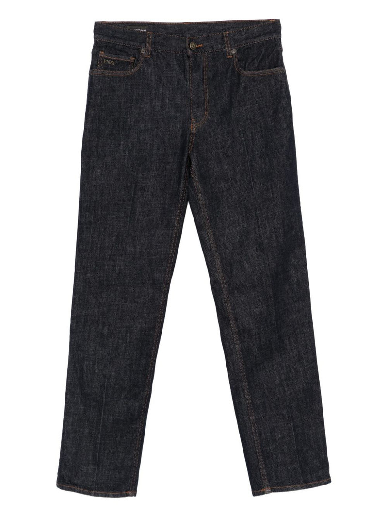 contrast-stitching trousers 1
