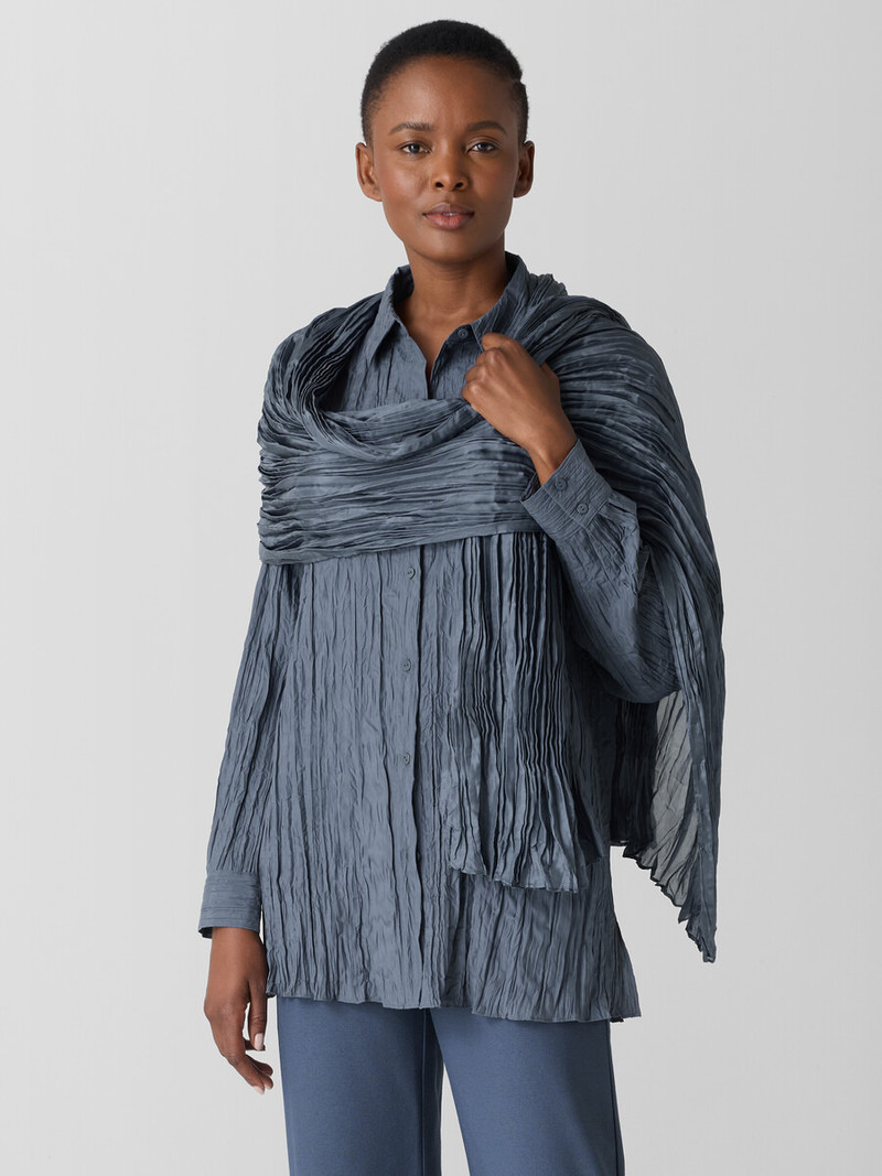 EILEEN FISHER Whisper Transitional Silk Scarf outlook