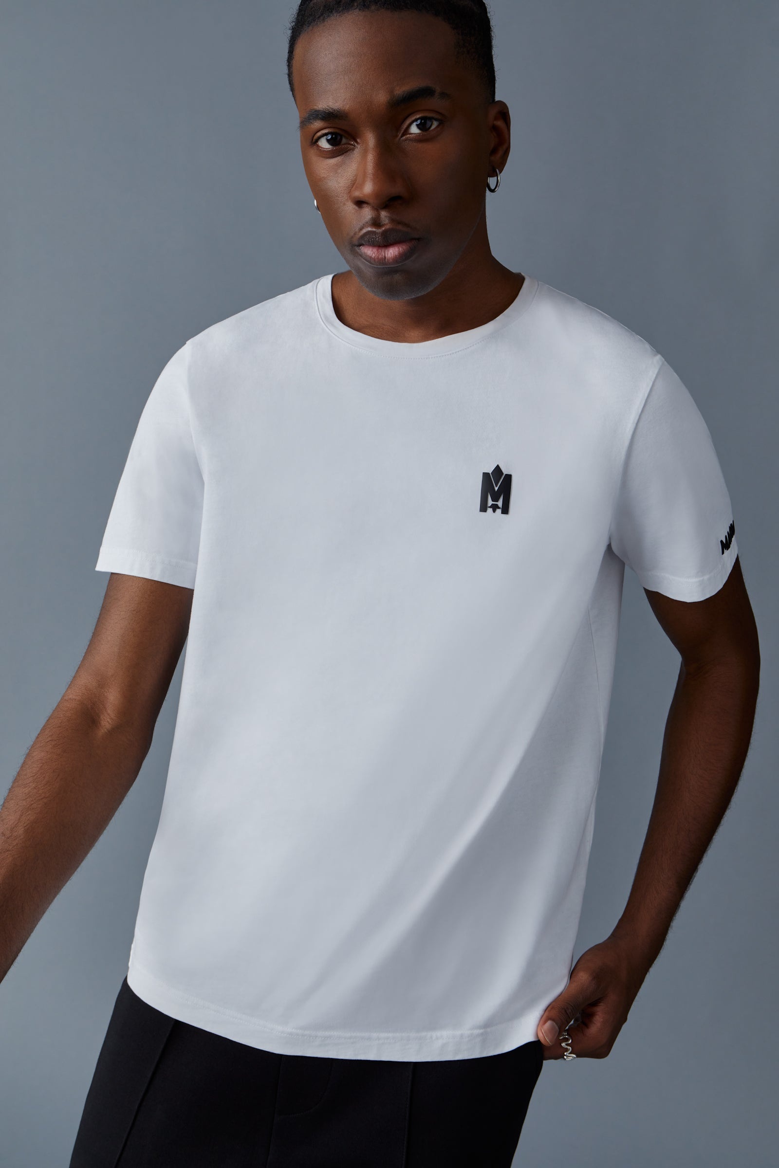ACE Fitted T-shirt with silicone logo - 5