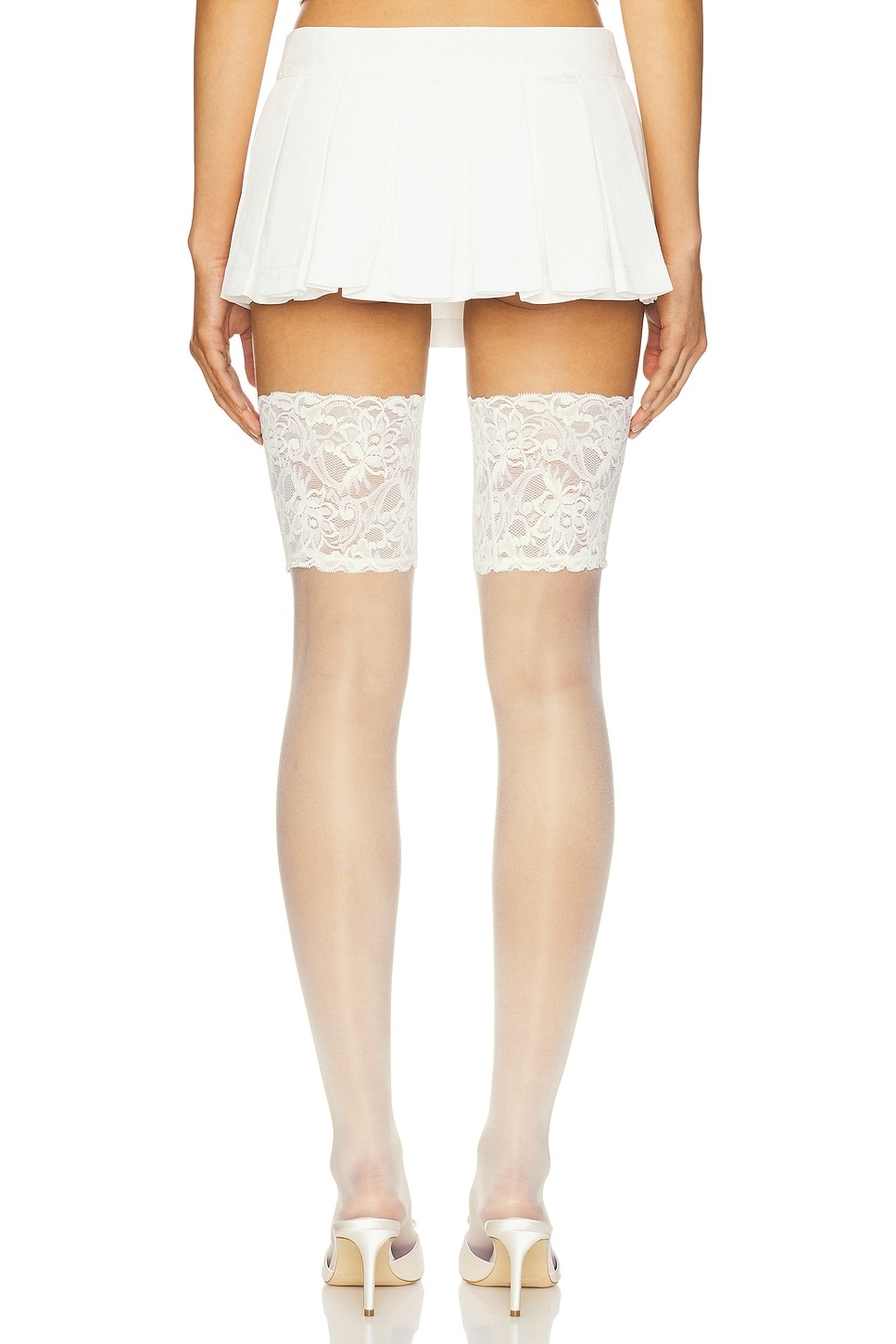Mini Skort With Pearls - 4
