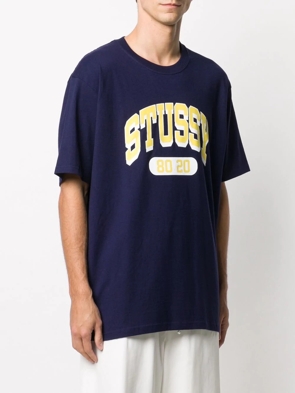 varsity logo print T-shirt - 3