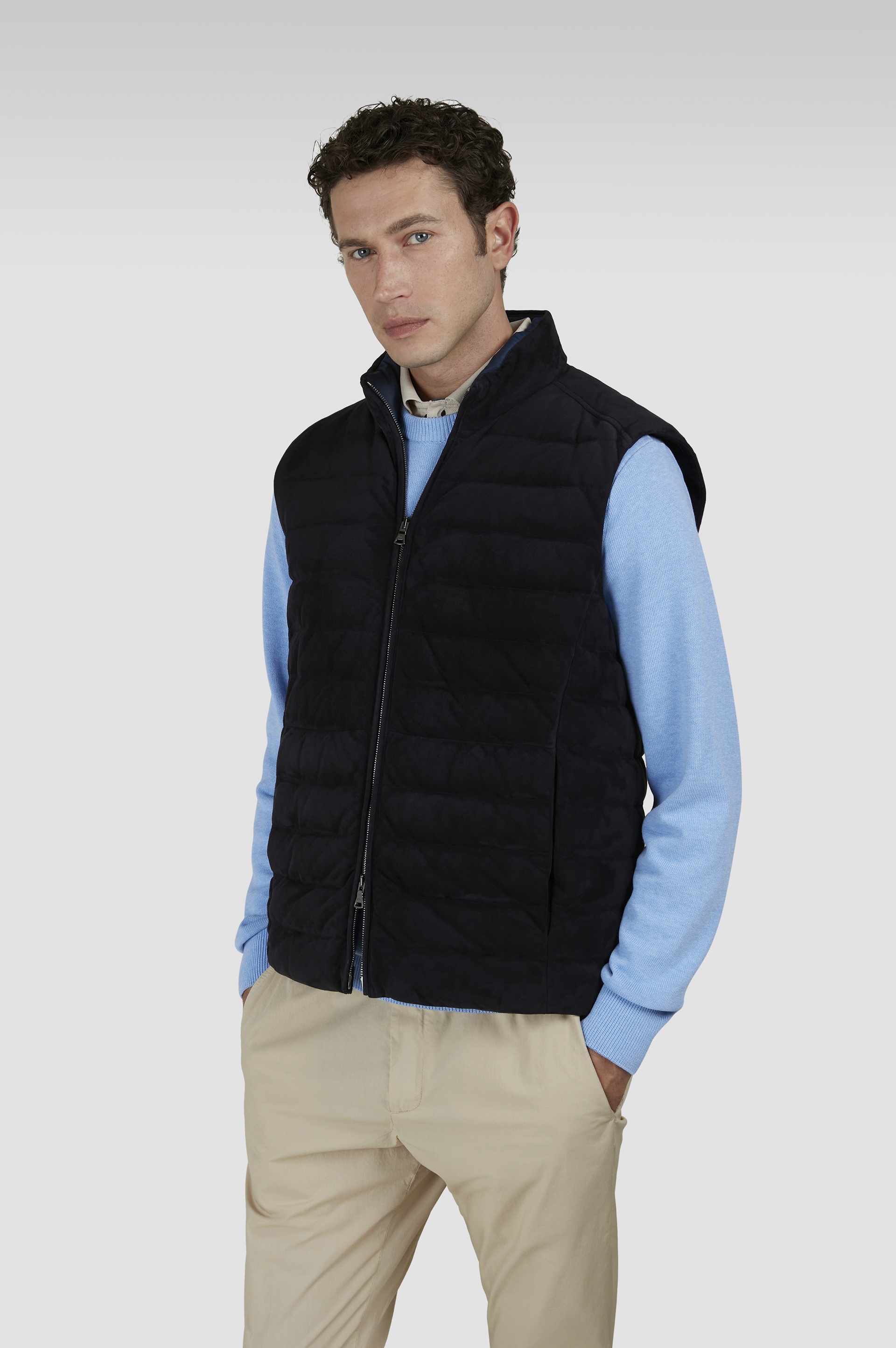 AQUALEATHER SUEDE VEST - 9
