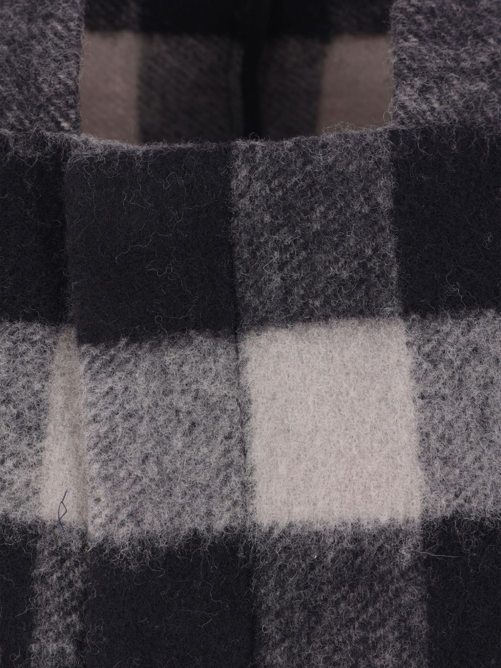 checked wool jacket - 3