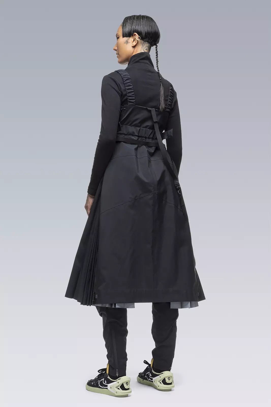 SAC-D6012 sacai / ACRONYM Dress Black - 6