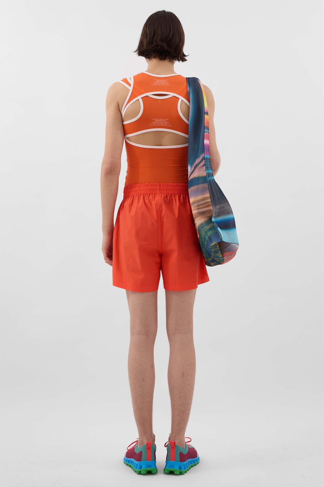 SUPER STRETCH COMBINED TOP / bright orange - 5