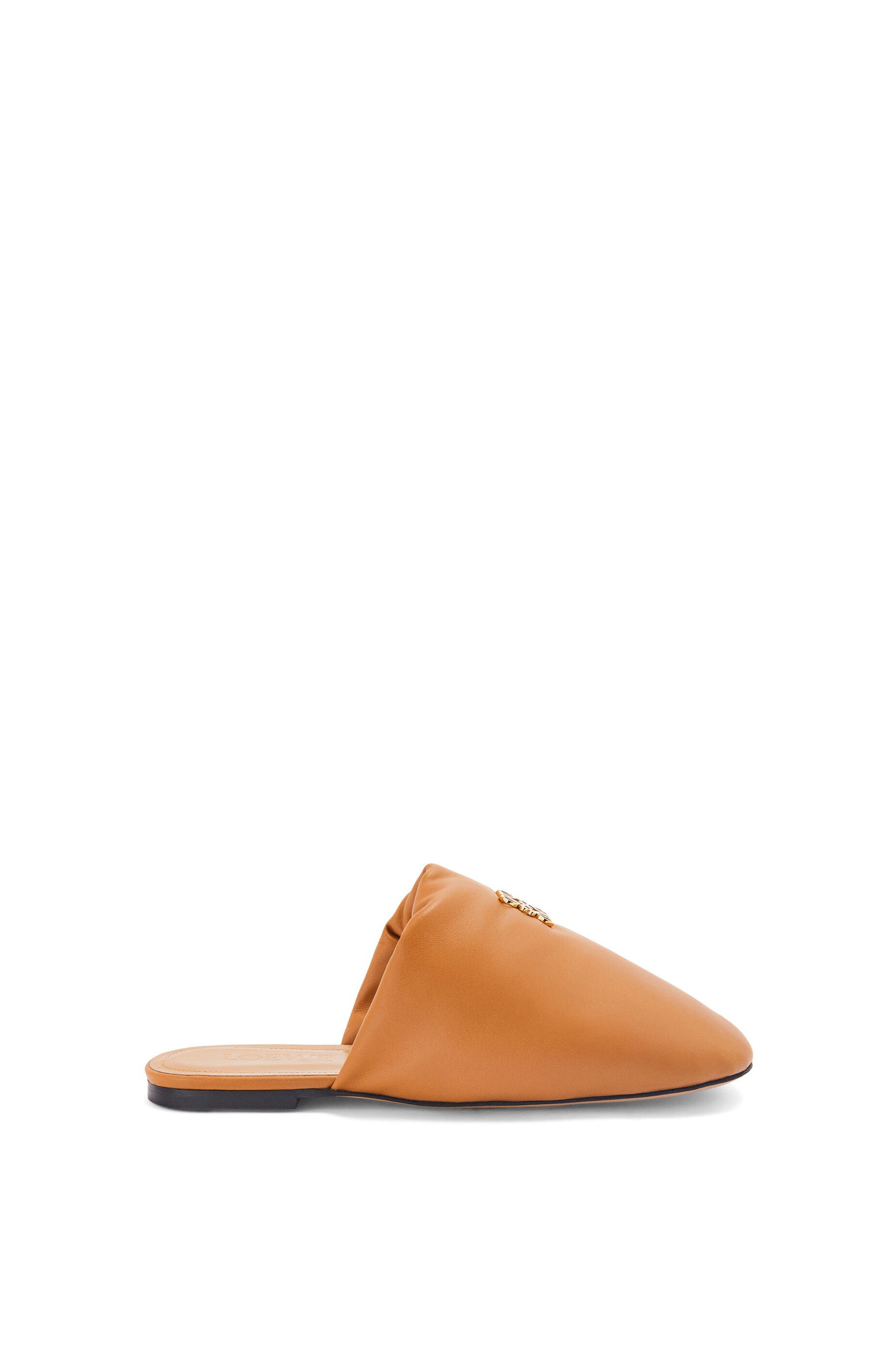 Padded Anagram mule in lambskin - 1