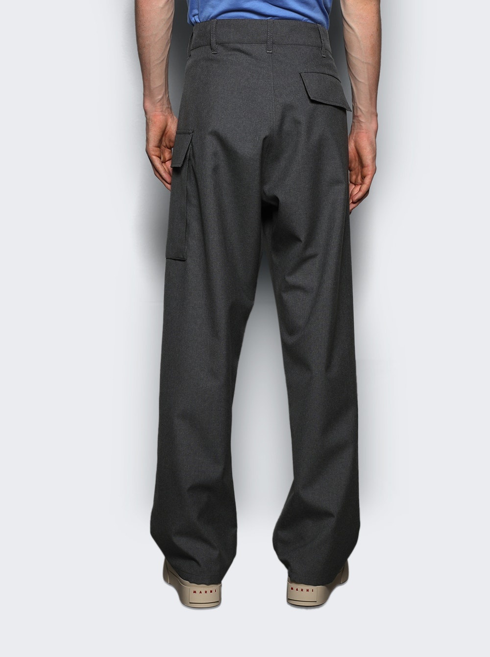 Cargo Pocket Trousers Grey - 5
