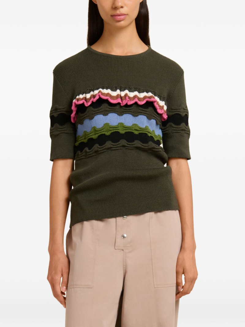 contrasting-stitches T-shirt 3