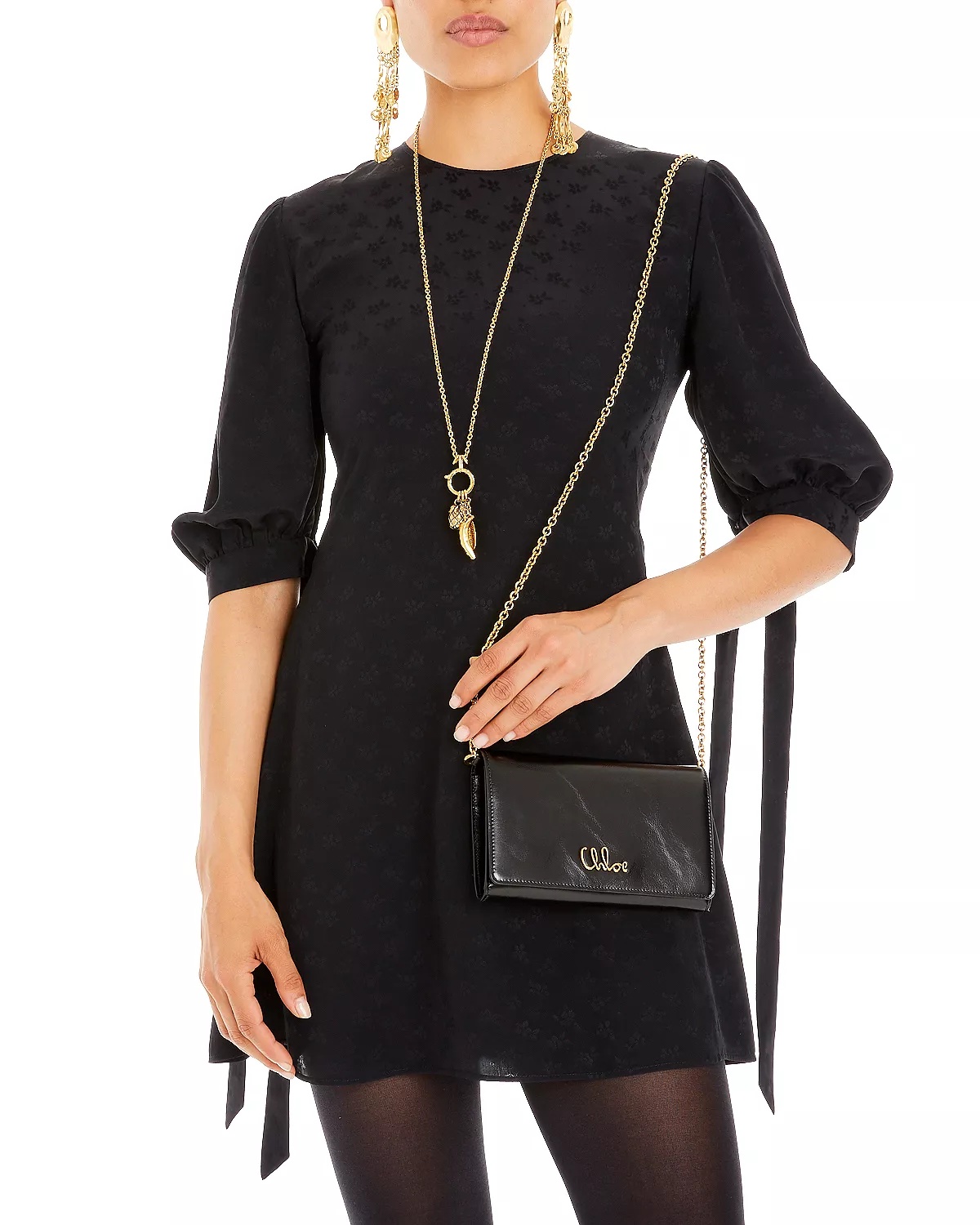 Iconic Leather Flap Wallet On Chain - 2