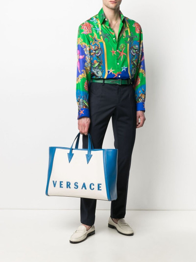 VERSACE wool tailored trousers outlook