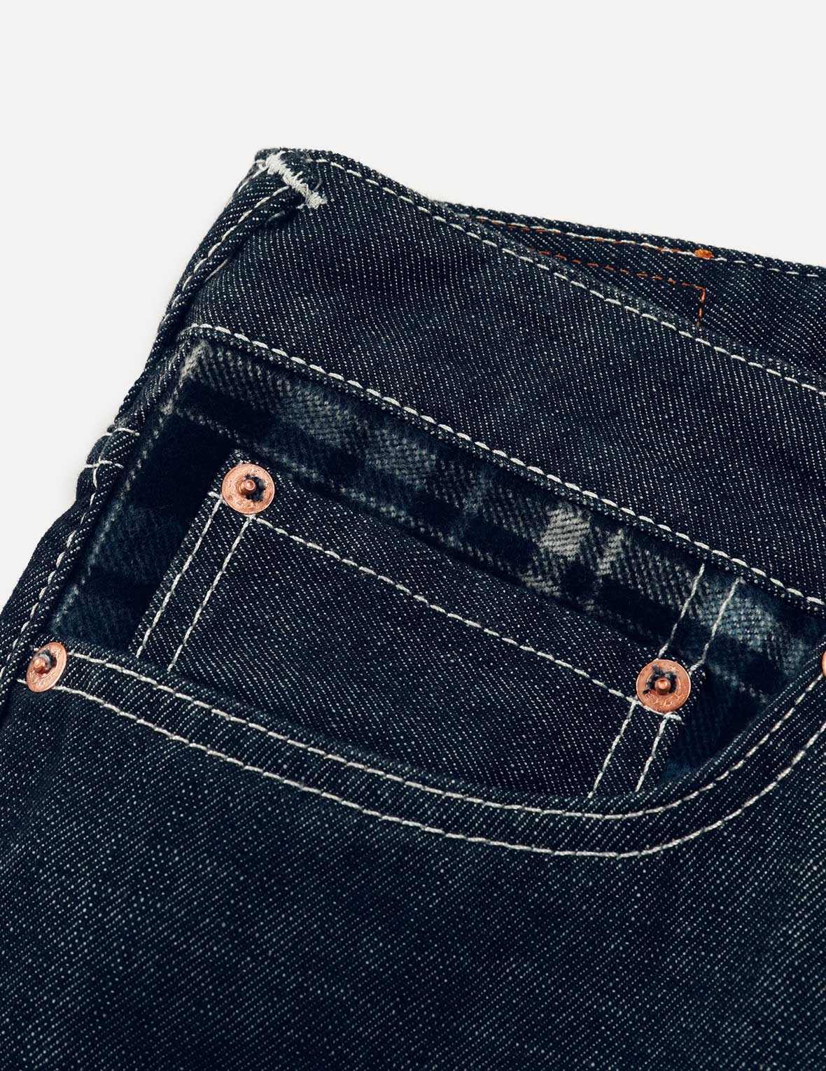 Rope-pattern Seagull Print Carrot Fit Denim Jeans #2017 - 10